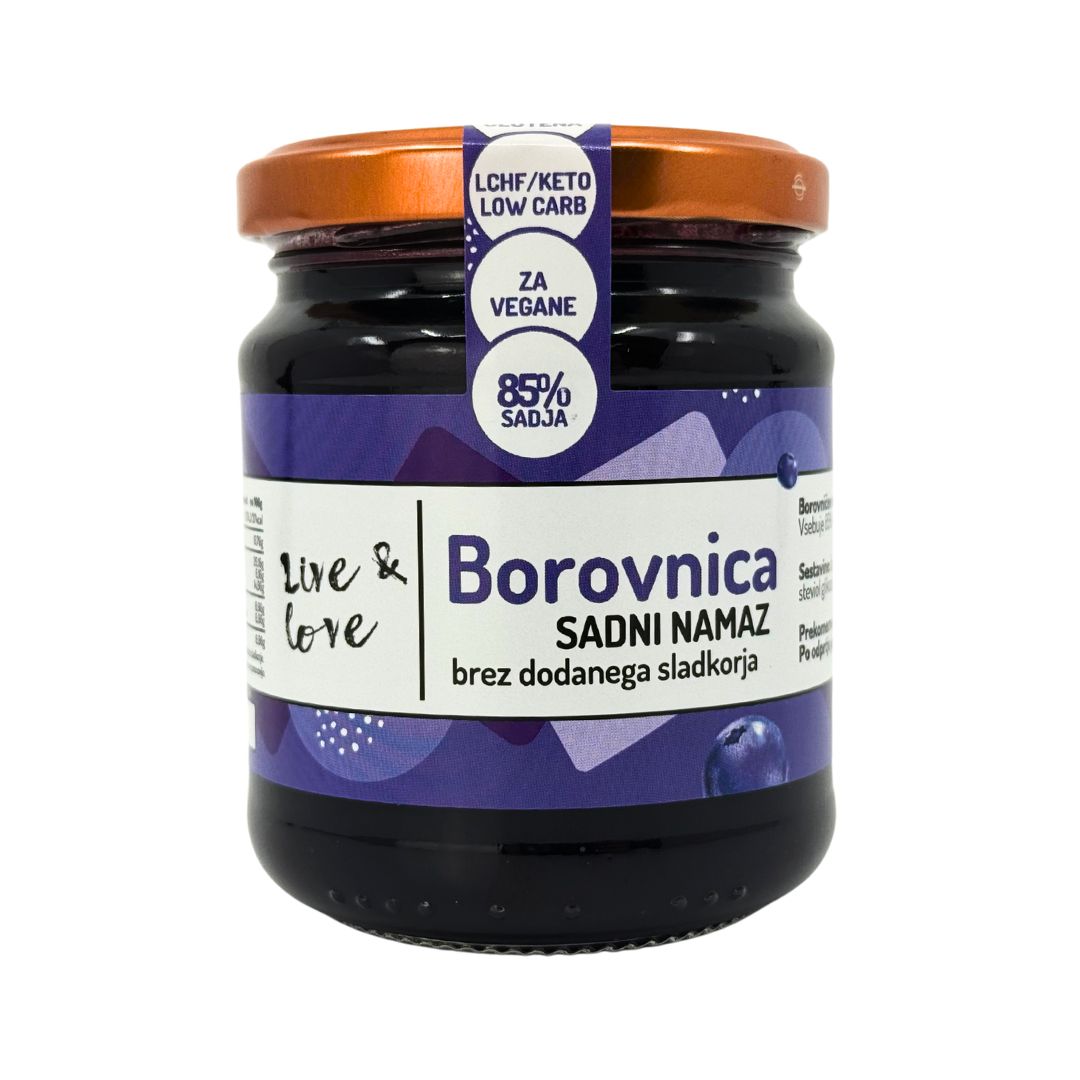 85% borovničev namaz 220g