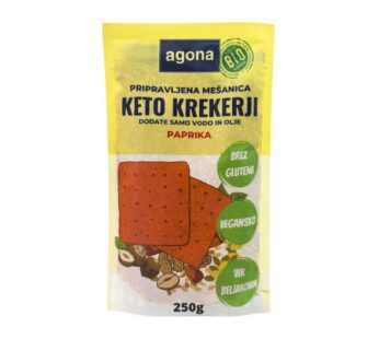 BIO Keto krekerji paprika, 250g