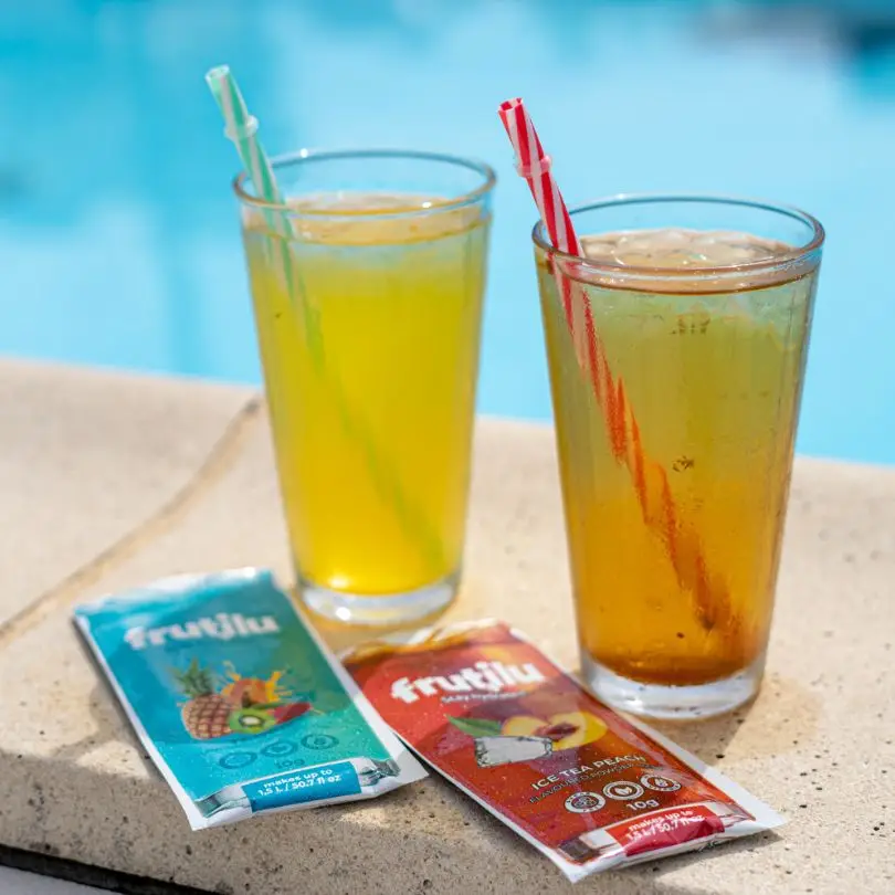 Instantgetränk Eistee Pfirsich 10g – Bild 2