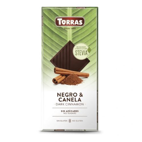 Temna čokolada s cimetom 125g Stevija