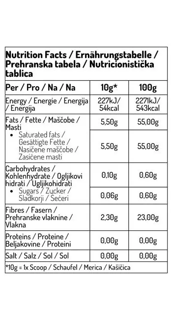 BeKETO MCT u prahu vanilija 300g - Slika 2