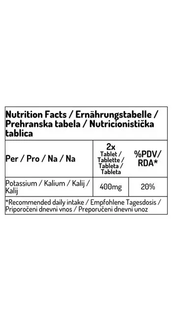 Kalij v tabletah 90 tablet - slika 2