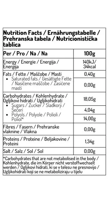 85% fruit spread, raspberry 220g - Image 2