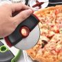 Round pizza cutter -UFO-Red