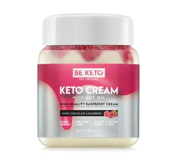 BeKETO kremni namaz bela čokolada/malina + MCT 250g