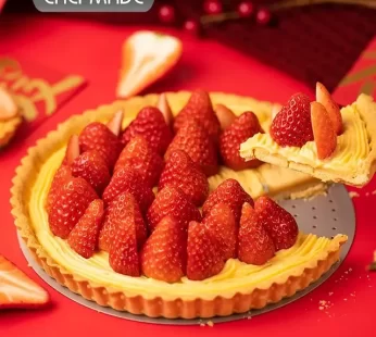 Okrogel pekač za pito z luknjicami