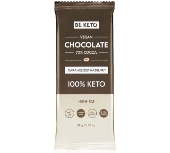 KETO čokolada karameliziran lešnik + MCT 80g