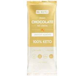 KETO čokolada hrustljavi mandelj + MCT 80g