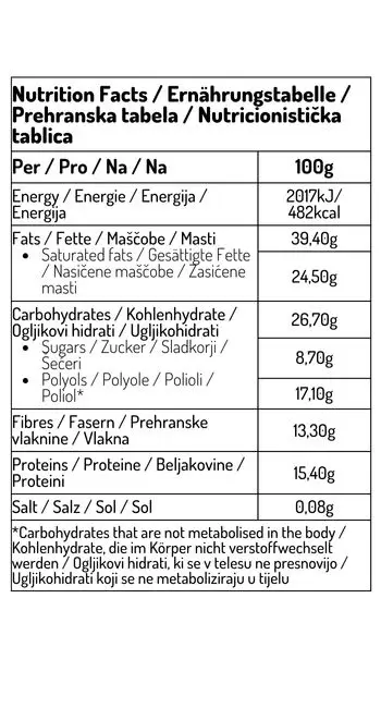 Keto Loca belgijska bela čokolada 100g - slika 4