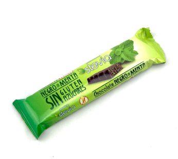 Temna čokoladica z meto 35g Stevija