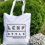 Torba za kupovinu LCHF Style bijela
