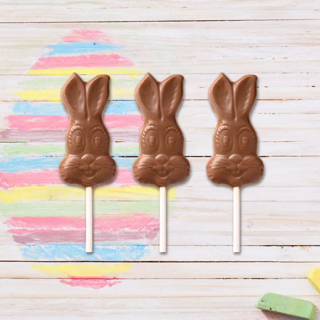 Čokoladna lizika Zajček 10g - slika 3