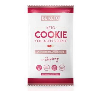 Kolagen Cookie bela čokolada/malina 40g