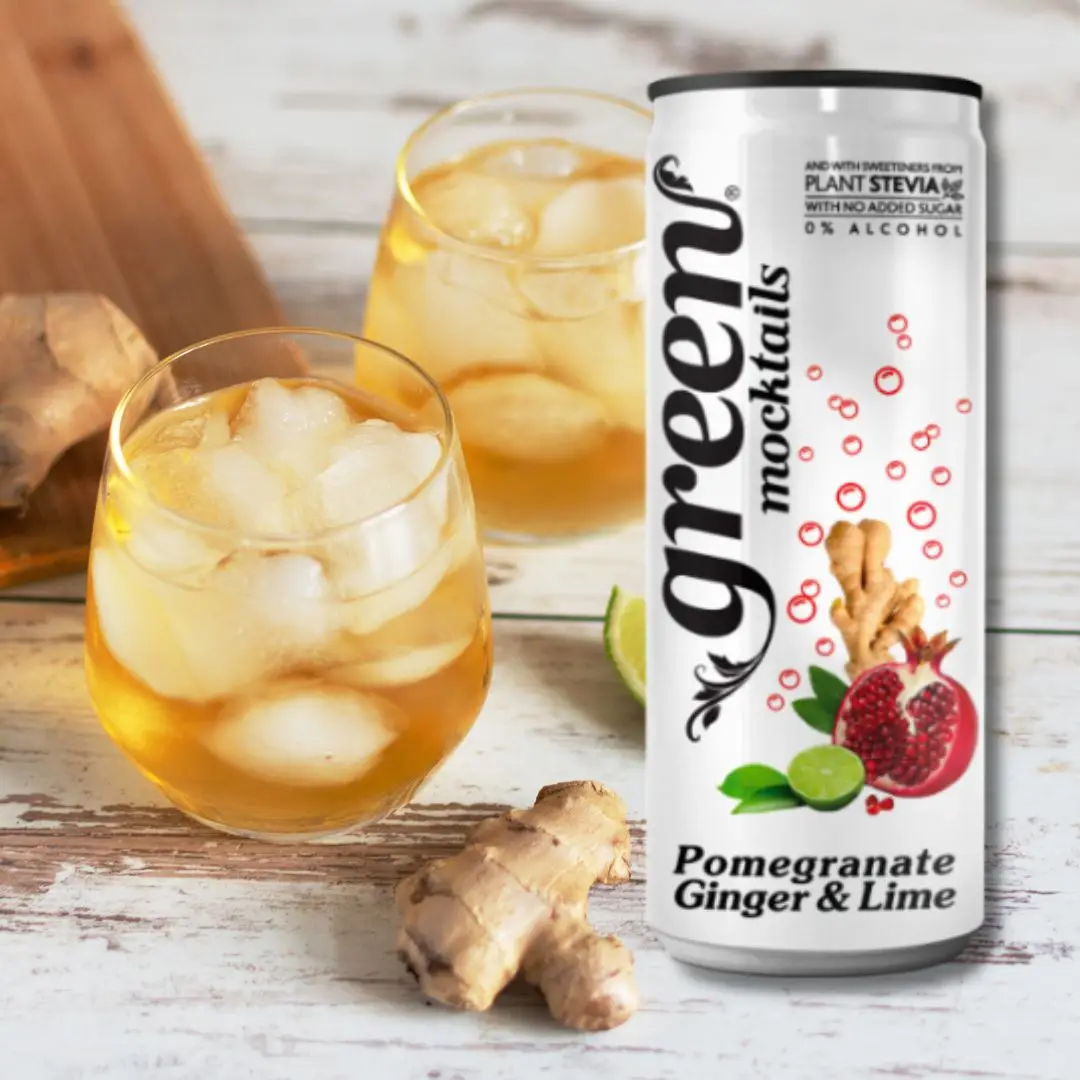 Green Mocktail Granatno jabolko/ingver/limeta 330ml - slika 4