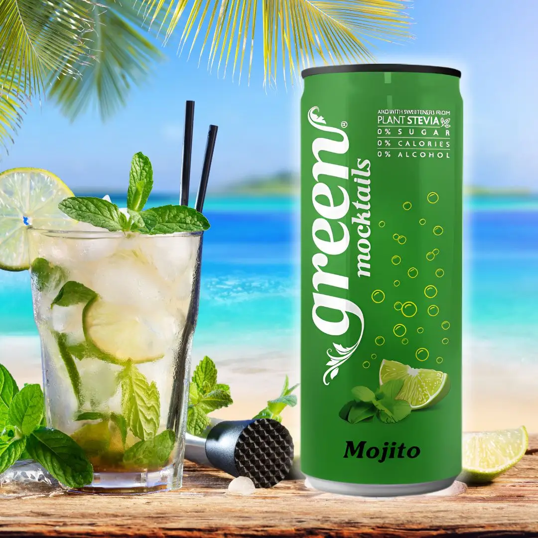 Green Mocktail Mojito 330ml - slika 3