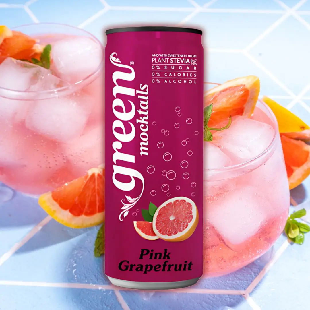 Green Mocktail Pink Grapefruit 330ml – Bild 2