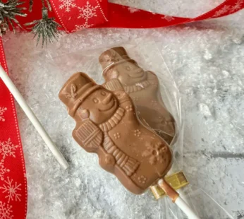 Čokoladna lizika Snežak 10g