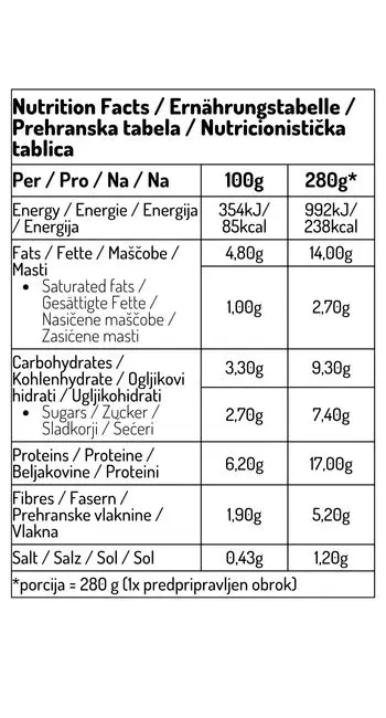 Piletina s povrćem iz woka 280g - Slika 3