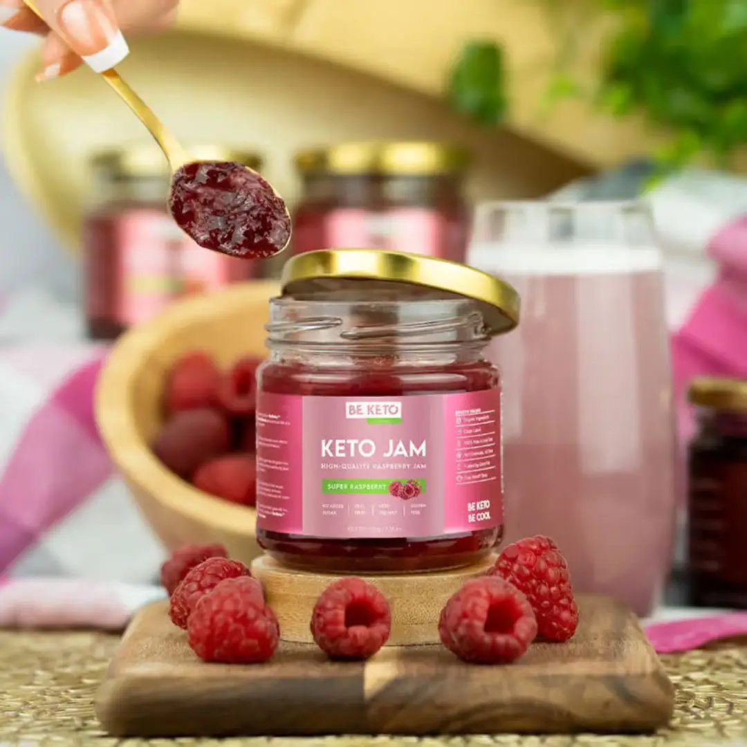 BeKeto jam super raspberry 200g - Image 2