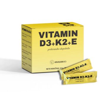 Vitamin D3 + K2 + E, 30 x 44g